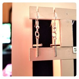 Cross earrings